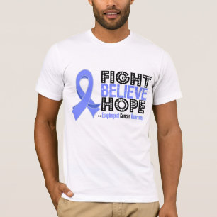 Kampf glauben Hoffnung - Esophageal Krebs T-Shirt