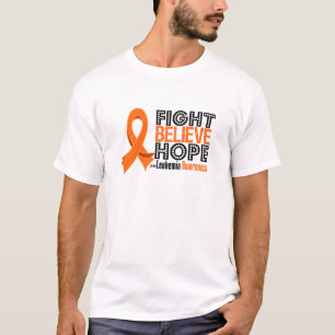 Kampf glauben Hoffnung - Leukämie T-Shirt