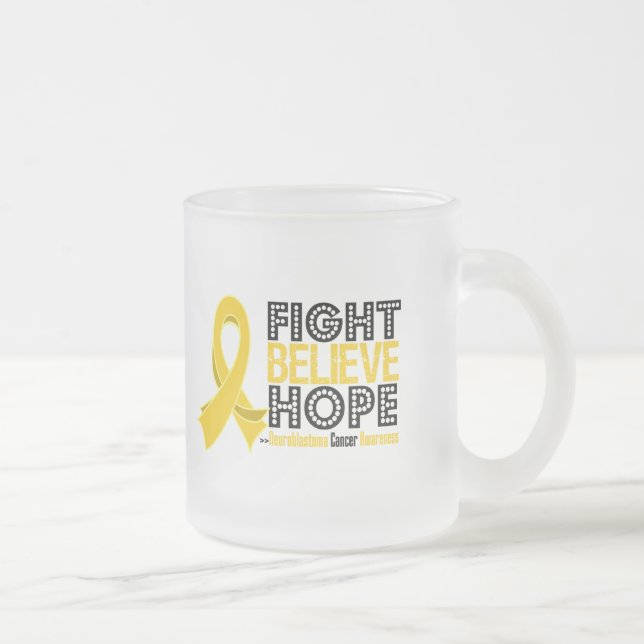 Kampf glauben Hoffnung - Neuroblastoma Krebs Mattglastasse (Rechts)