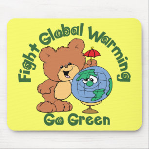 Kampf-globale Erwärmung Mousepad