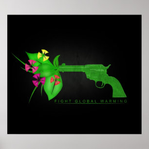Kampf-globale Erwärmung Poster