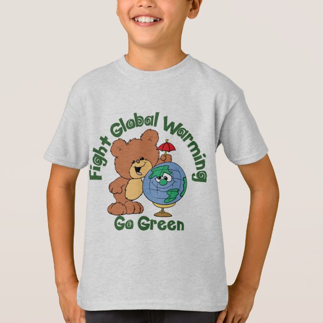 Kampf-globale Erwärmung T-Shirt (Vorderseite)
