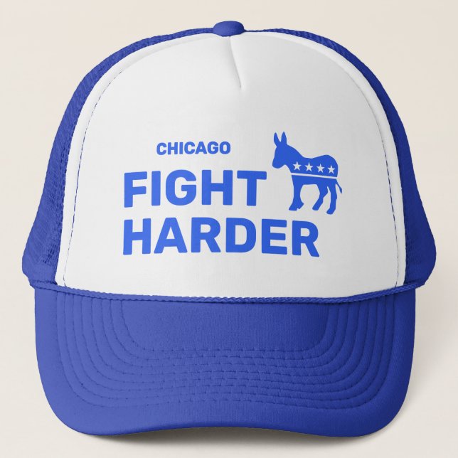 Kampf Harder™ Trucker Hat (Anpassen!) Truckerkappe (Vorderseite)