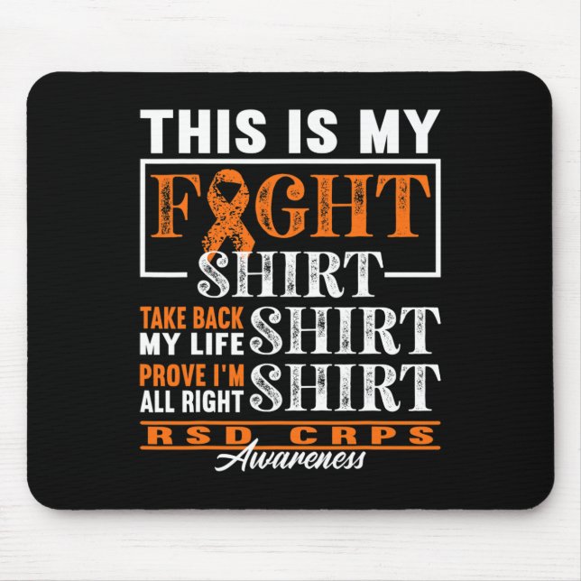Kampf I Reflex Dystrophy Pain Syndrom RSD CRPS Mousepad (Vorne)