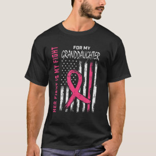 Kampf Ich trage Pink Grandtochter Brustkrebs Krieg T-Shirt