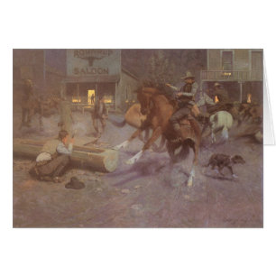 Kampf im Roundup Saloon von Bill Gollings