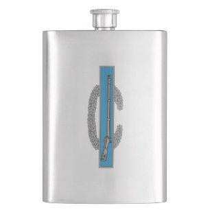 Kampf Infantryman Abzeichen CIB Army Veteran Flachmann