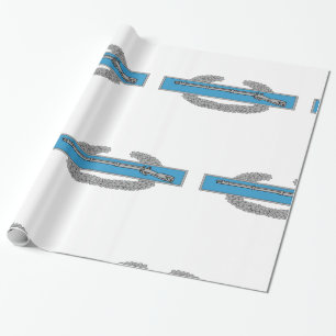 Kampf Infantryman Abzeichen CIB Army Veteran Geschenkpapier