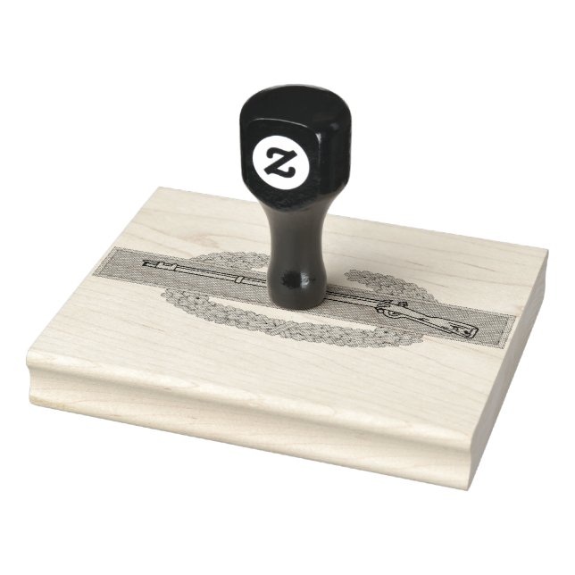 Kampf Infantryman Abzeichen CIB Army Veteran Gummistempel (Stempel)