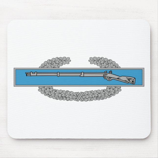 Kampf Infantryman Abzeichen CIB Army Veteran Mousepad (Vorne)