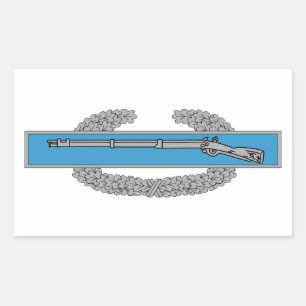 Kampf Infantryman Abzeichen CIB Army Veteran Rechteckiger Aufkleber