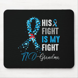 Kampf ist Kampf T1d Oma Diabetes-Bewusstsein Mousepad