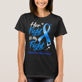 Kampf ist mein Kampf Alopezie Bewusstseinsband T-Shirt