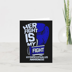 Kampf ist mein Kampf gegen Hydrocephalus Awareness Karte