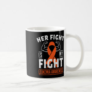 Kampf ist mein Kampf gegen Leukämie Krebs Bewussts Kaffeetasse
