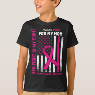 Kampf ist mein Kampf Ich trage rosa Mama Brustkreb T-Shirt