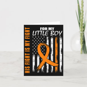 Kampf ist mein Kampf Kleiner Junge Sohn Leukemia A Karte