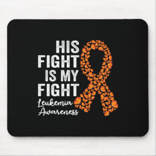 Kampf ist mein Kampf Orangen-Unterstützung Leukämi Mousepad