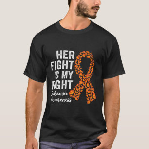 Kampf ist mein Kampf Orangen-Unterstützung Leukämi T-Shirt