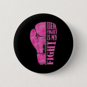 Kampf ist meine Brustkrebs-Bewusstseinsfamilie Button