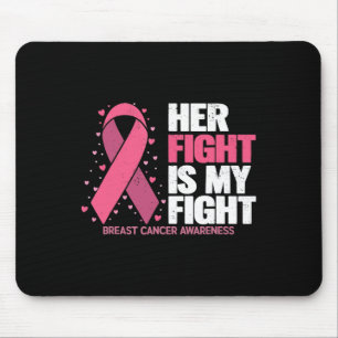 Kampf ist meine Brustkrebs-Bewusstseinsfamilie Mousepad