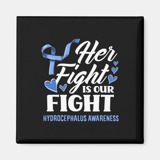 Kampf ist unsere Kampflöte Hydrocephalus Awarenes Magnet (Vorne)