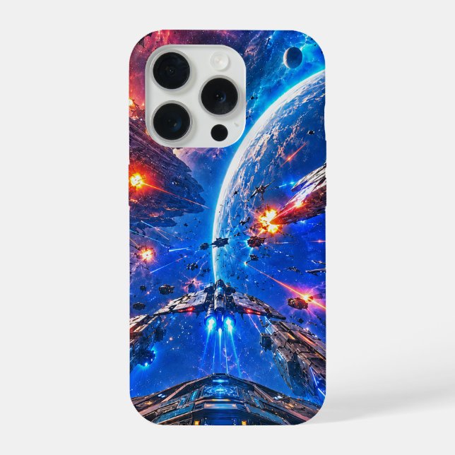 Kampf jenseits des blauen Planeten iPhone Hülle (Rückseite)