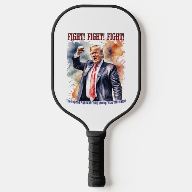 Kampf! Kampf! Kampf! Trump-Legende Pickleball Schläger (Vorderseite)