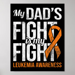 Kampf meine Leukämie Bewusstsein Leukämie Krebs Poster