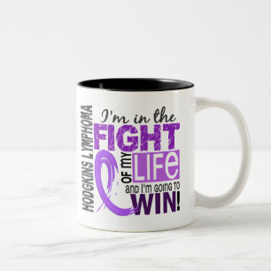 Kampf meines Leben-Morbus Hodgkins Zweifarbige Tasse