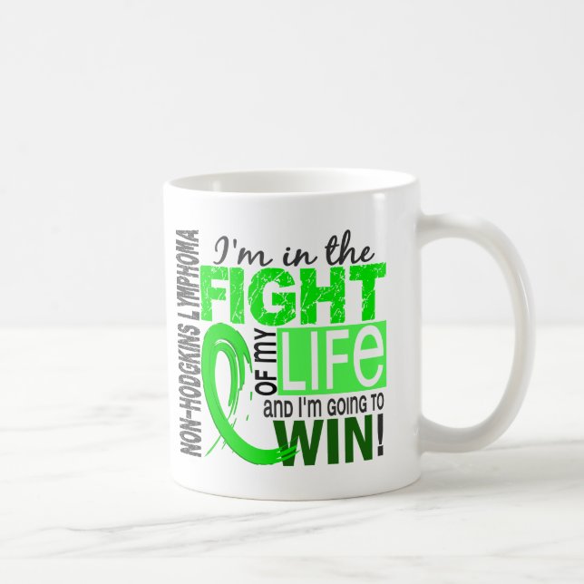 Kampf meines Leben-Non-Hodgkins Lymphoms Tasse (Rechts)