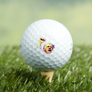 Kampf mit Donald Trump Golf Balls Golfball