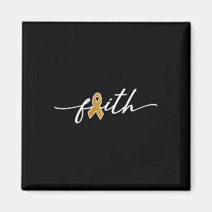 Kampf mit goldenem Band für das Bewusstsein für Kr Magnet