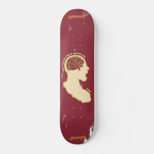 Kampf oder Flucht Skateboard (Vorderseite)