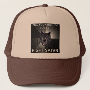 Kampf Satan Hut Truckerkappe