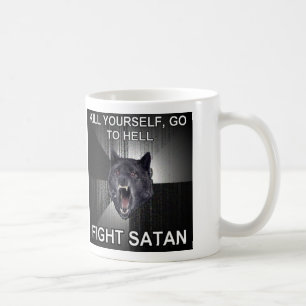 Kampf Satan Kaffee-Tasse Tasse
