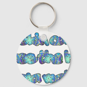 KAMPF SKIN CANCER Hakuna Matata Pass die Hat.pnng Schlüsselanhänger