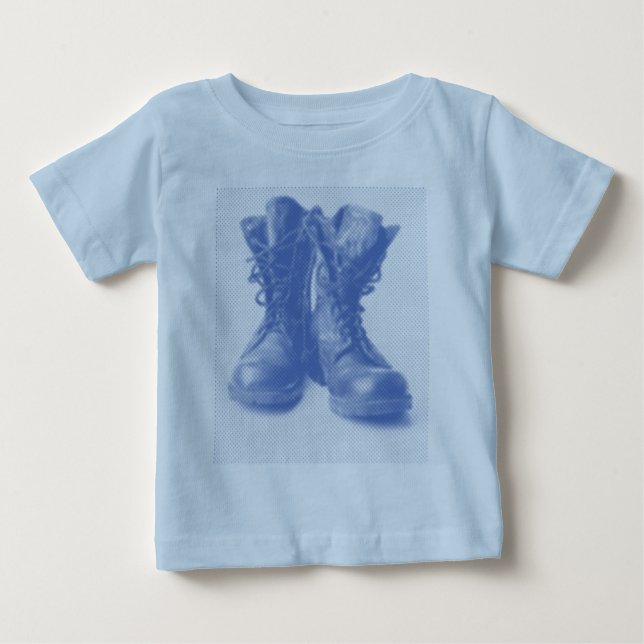 KAMPF-STIEFEL BABY T-SHIRT (Vorderseite)