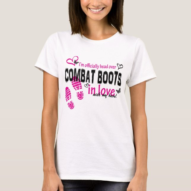 Kampf-Stiefel-Liebe T-Shirt (Vorderseite)