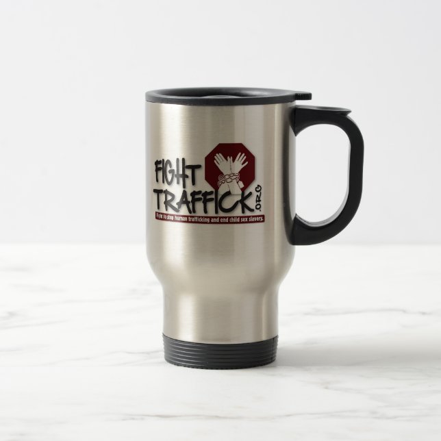 Kampf Traffick Reise-Tasse Reisebecher (Rechts)