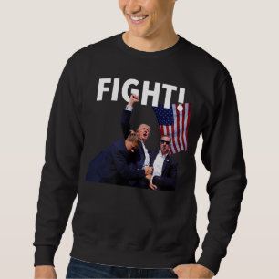 Kampf Trump 2024 überlebt bei der Kundgebung der W Sweatshirt