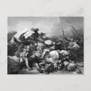 Kampf um Bosworth Field Postkarte