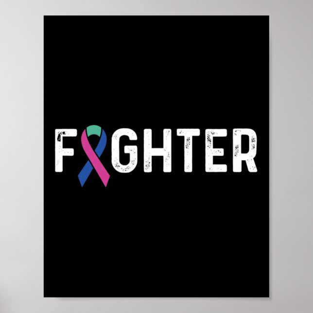 Kampf um das Bewusstsein für Krebs Poster (Vorne)