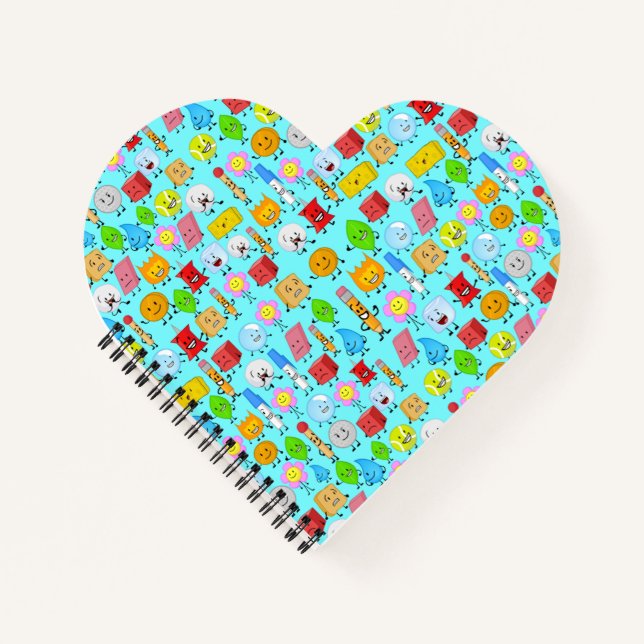 Kampf um das Muster der Trauminsel Notizbuch (Vorderseite)