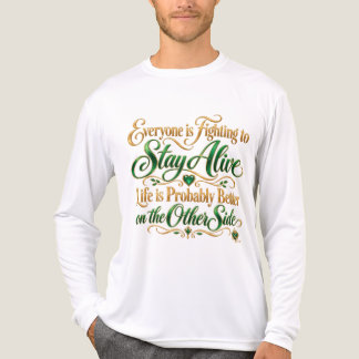 Kampf um das Überleben Tri-Blend Shirt