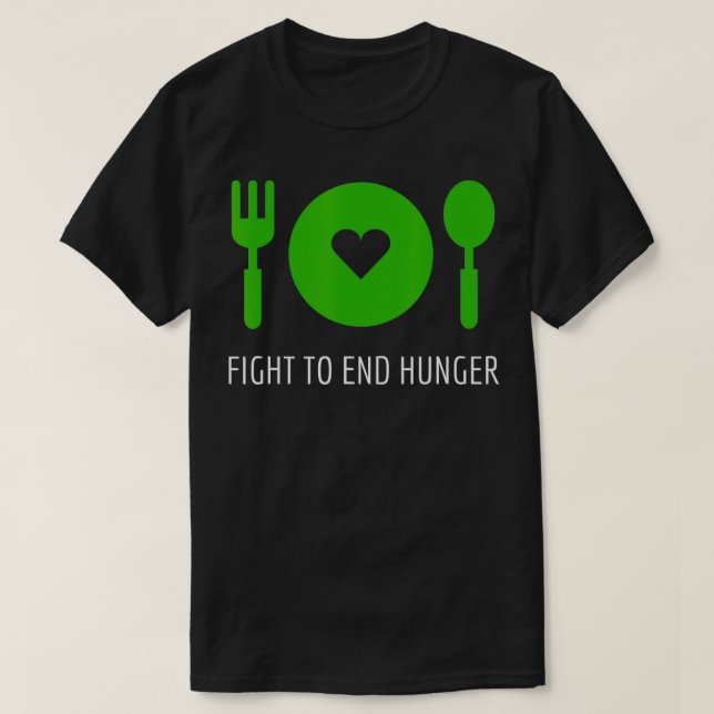 Kampf um den Hunger jetzt T-Shirt (Design vorne)