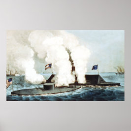 Kampf um den Monitor und Merrimack Poster