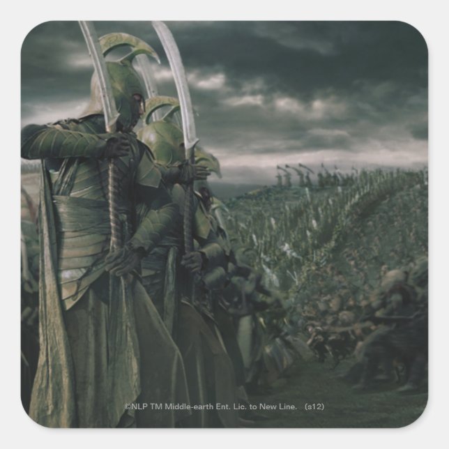 Kampf um den Nahen Osten Quadratischer Aufkleber (Vorderseite)