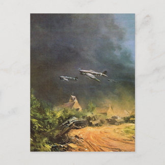 Kampf um die Befreiung Frankreichs Postkarte