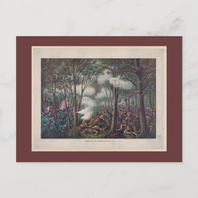 Kampf um die Postkarte von Tippecanoe (Vorderseite)